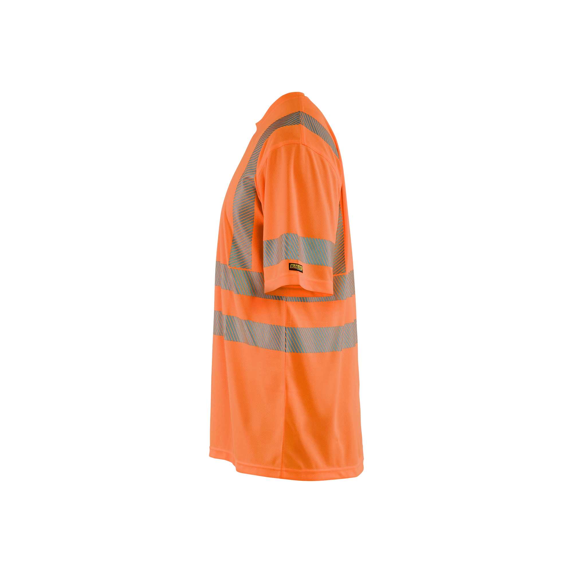 BLAKLADER 34201013 HI VIS UV PROTECTED T SHIRT Hi Vis Reflective Short Sleeve Work T-Shirt MEN - 100% Polyester